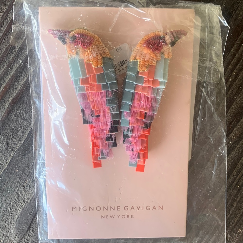 NWT!✨RARE✨ 🌈COLOR🌈MIGNONNE GAVIGAN PARAKEET EARRINGS!!!